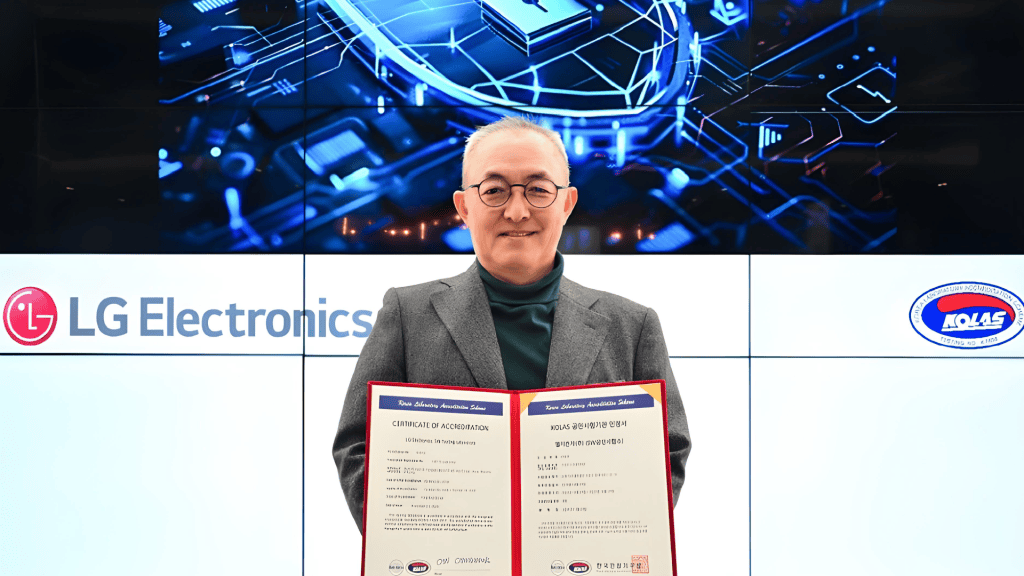 LG Achieves KOLAS IoT Cybersecurity Testing Accreditation to Strengthen AI