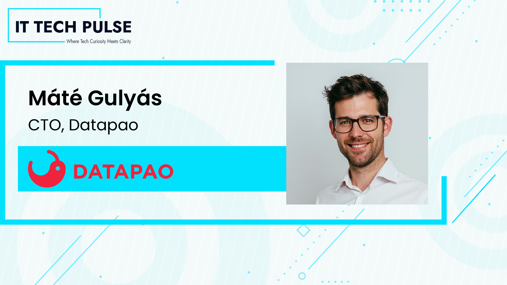 Interview with Máté Gulyás, CEO of Datapao